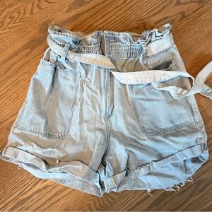 BDG High Waist paper bag Women's Shorts